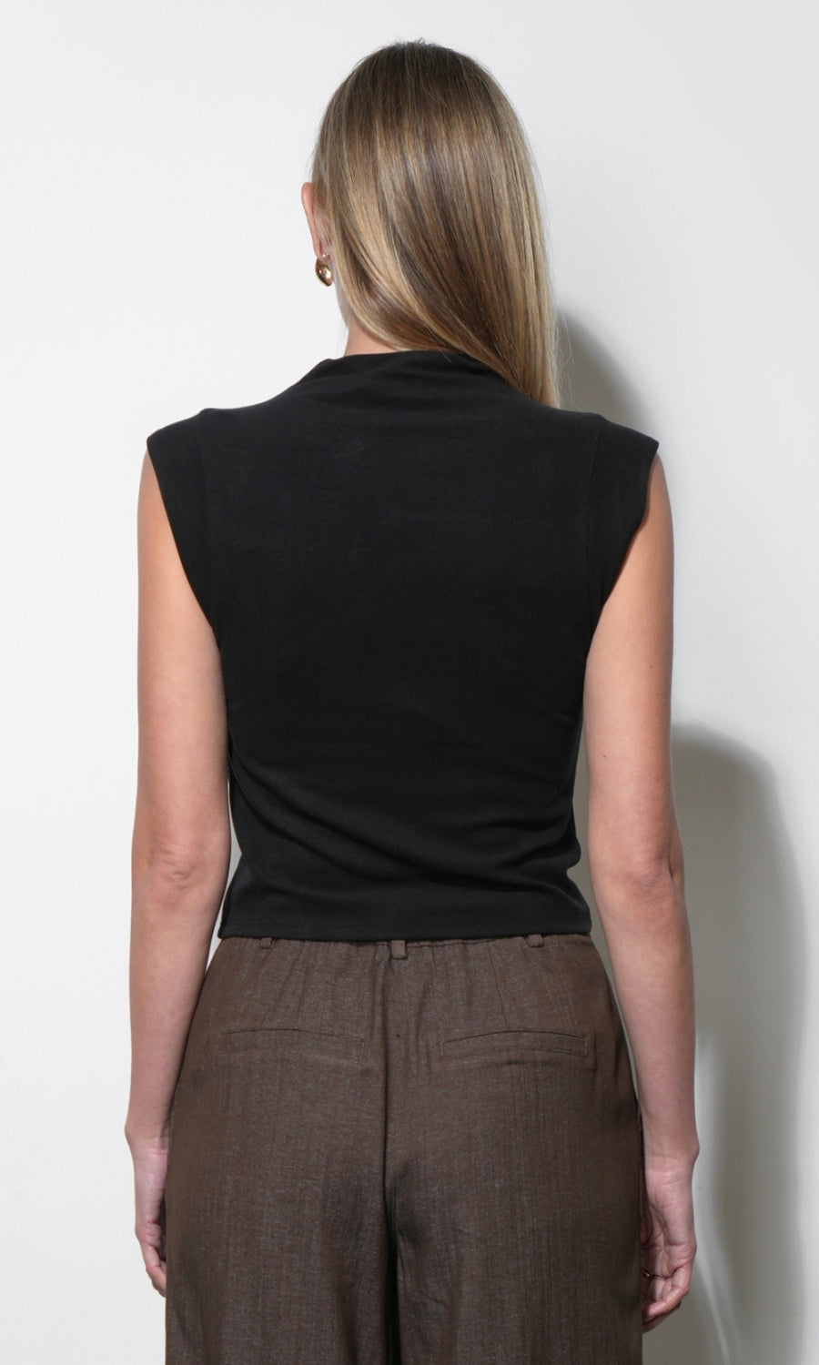 Paloma Funnel Neck Knit Top