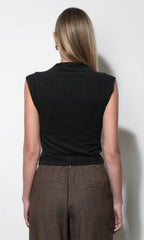 Paloma Funnel Neck Knit Top