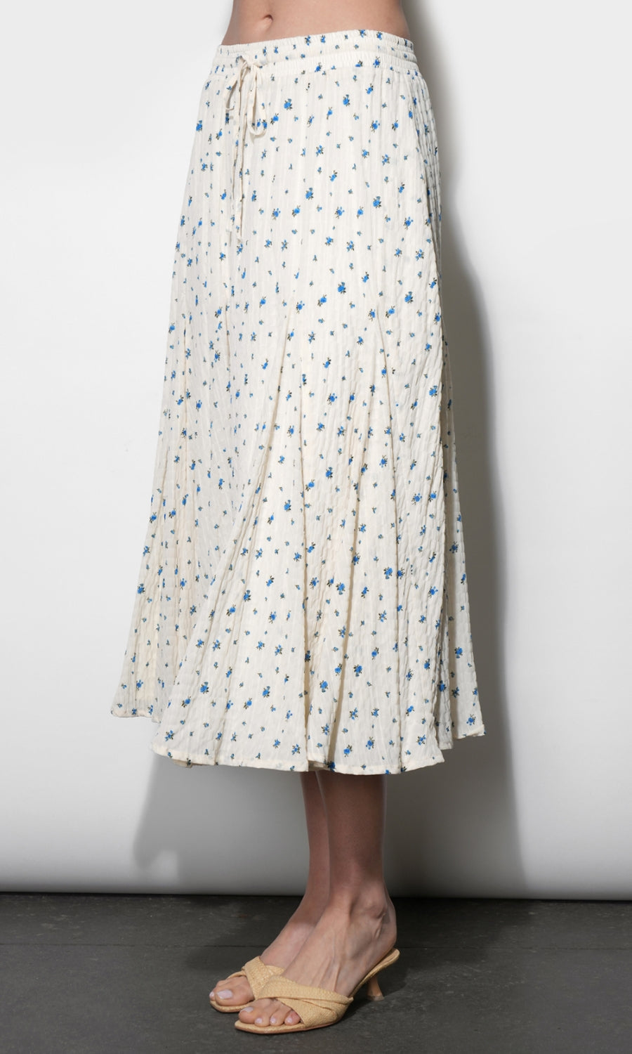 Sadue Godet Midi Skirt