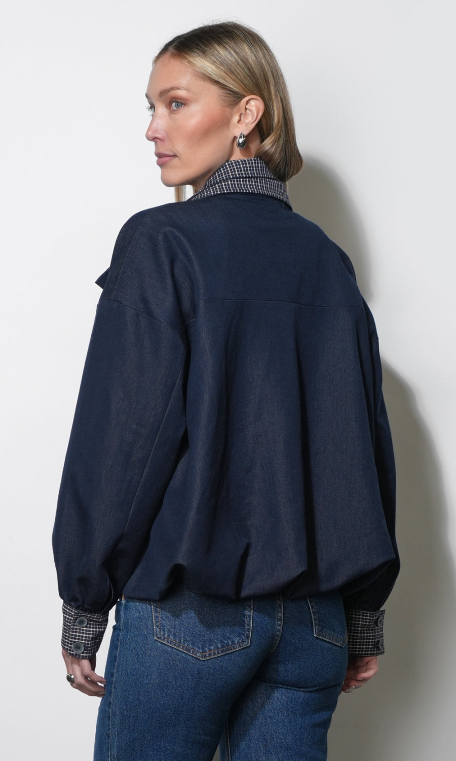 Livia Oversized Soft Denim Style Jacket