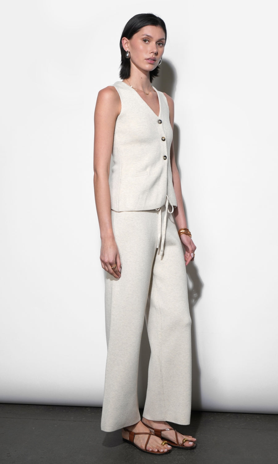 Raven Slim Fit Knit Vest