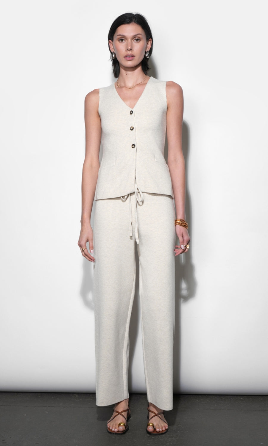 Raven Slim Fit Knit Vest