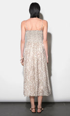 Valarie Smocked Midi Dress