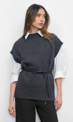 Jamie Oversized Open Back Vest