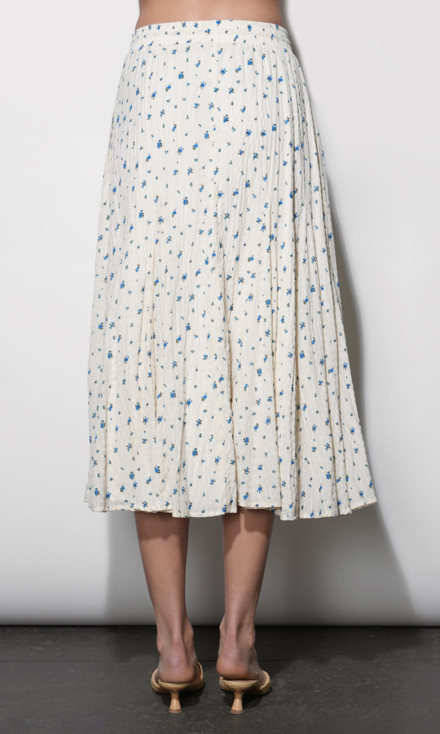 Sadue Godet Midi Skirt