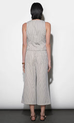 Alice Canvas Stripe Vest