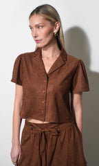 Biar Suede Top