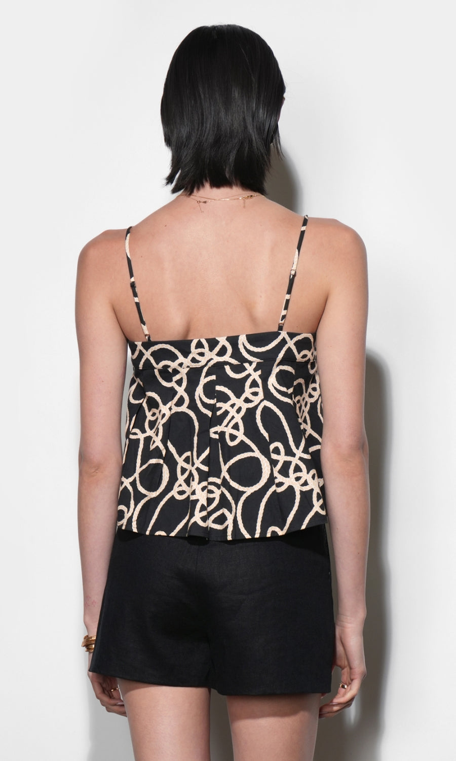 Raelynn Tie Front Swing Top