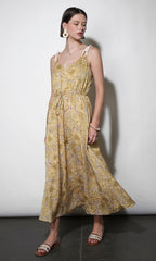 Aria Knotted Rope Strap Maxi Dress