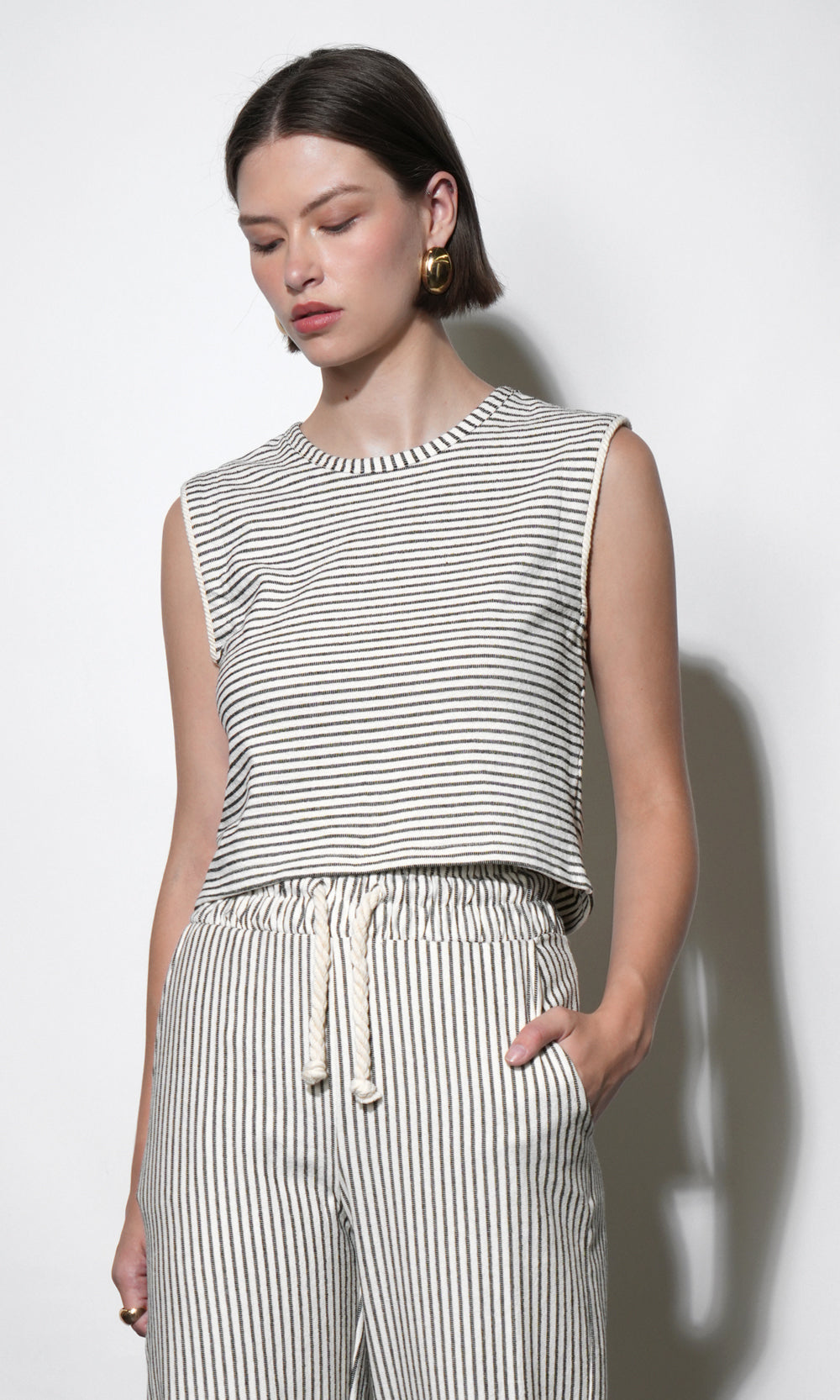 Daphne Sleeveless Knit Shell Top