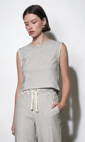 Daphne Sleeveless Knit Shell Top
