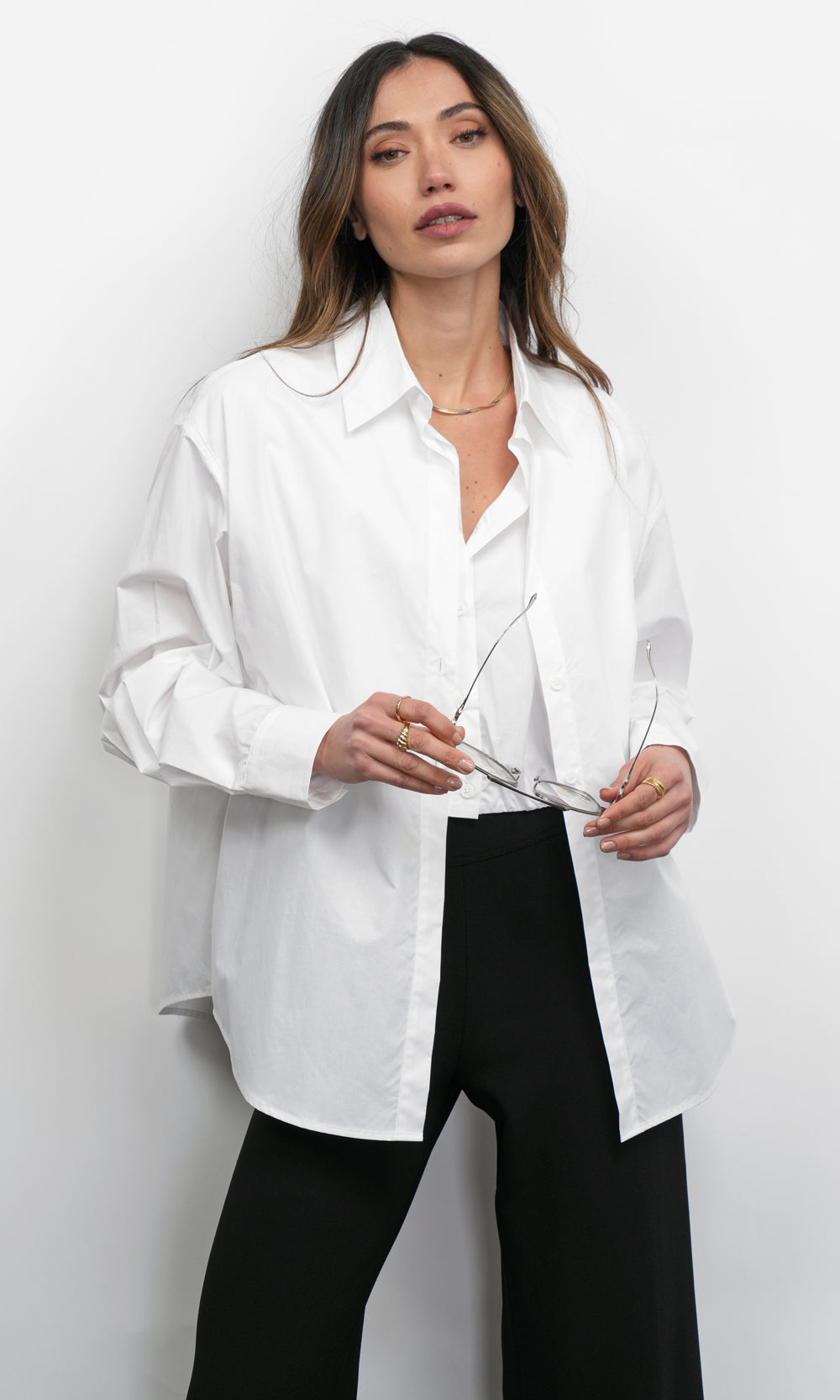 Eleanor Twofer Oversized Shirt
