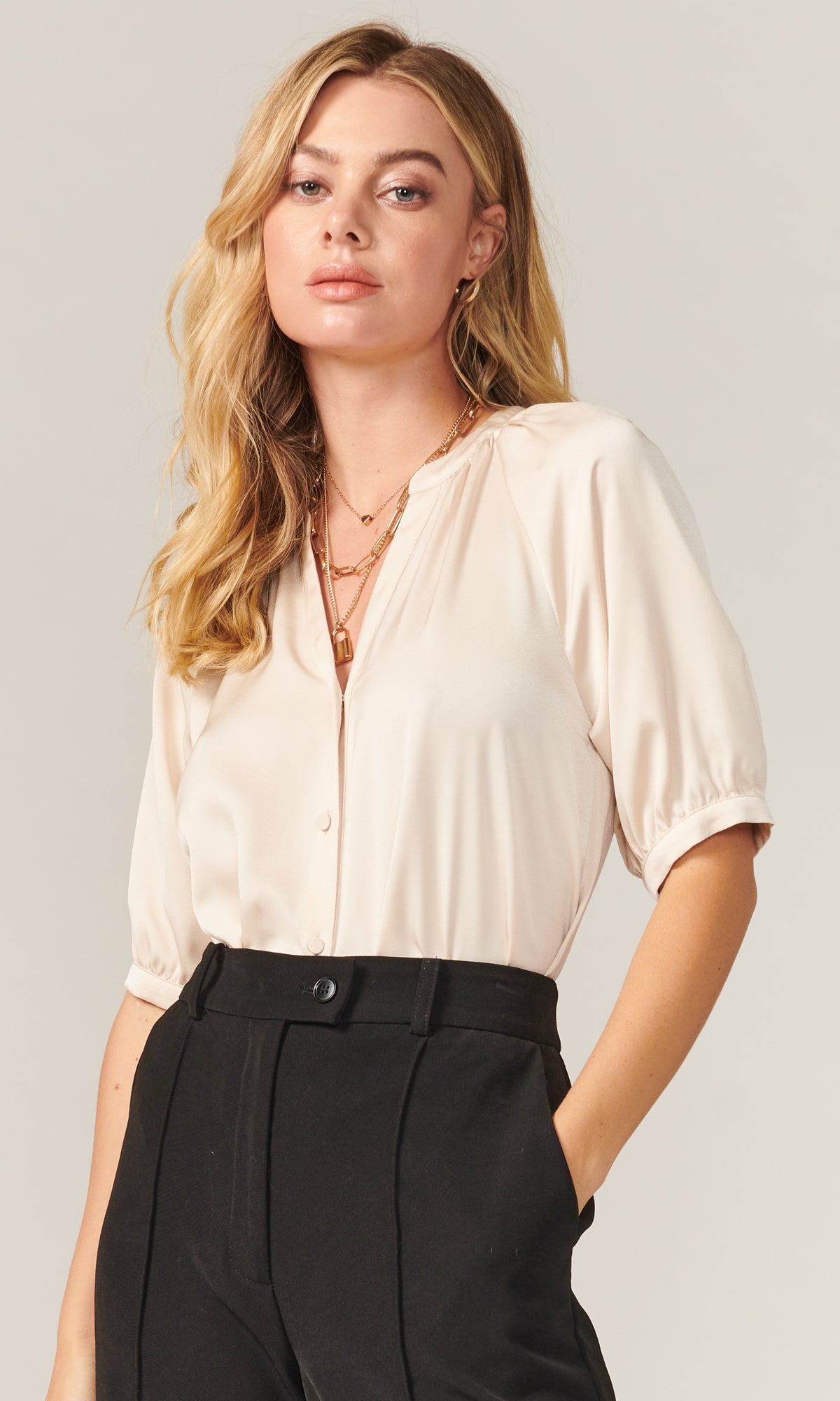 Leni Short Sleeve Blouse