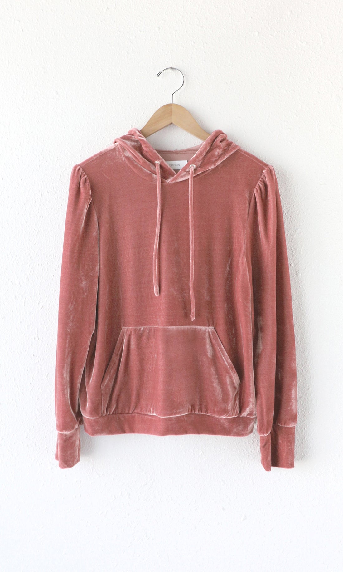 Laura Velvet Cozy Hooded Sweatshirt