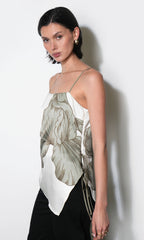Lennon Side Tie Asymmetric Cami Top