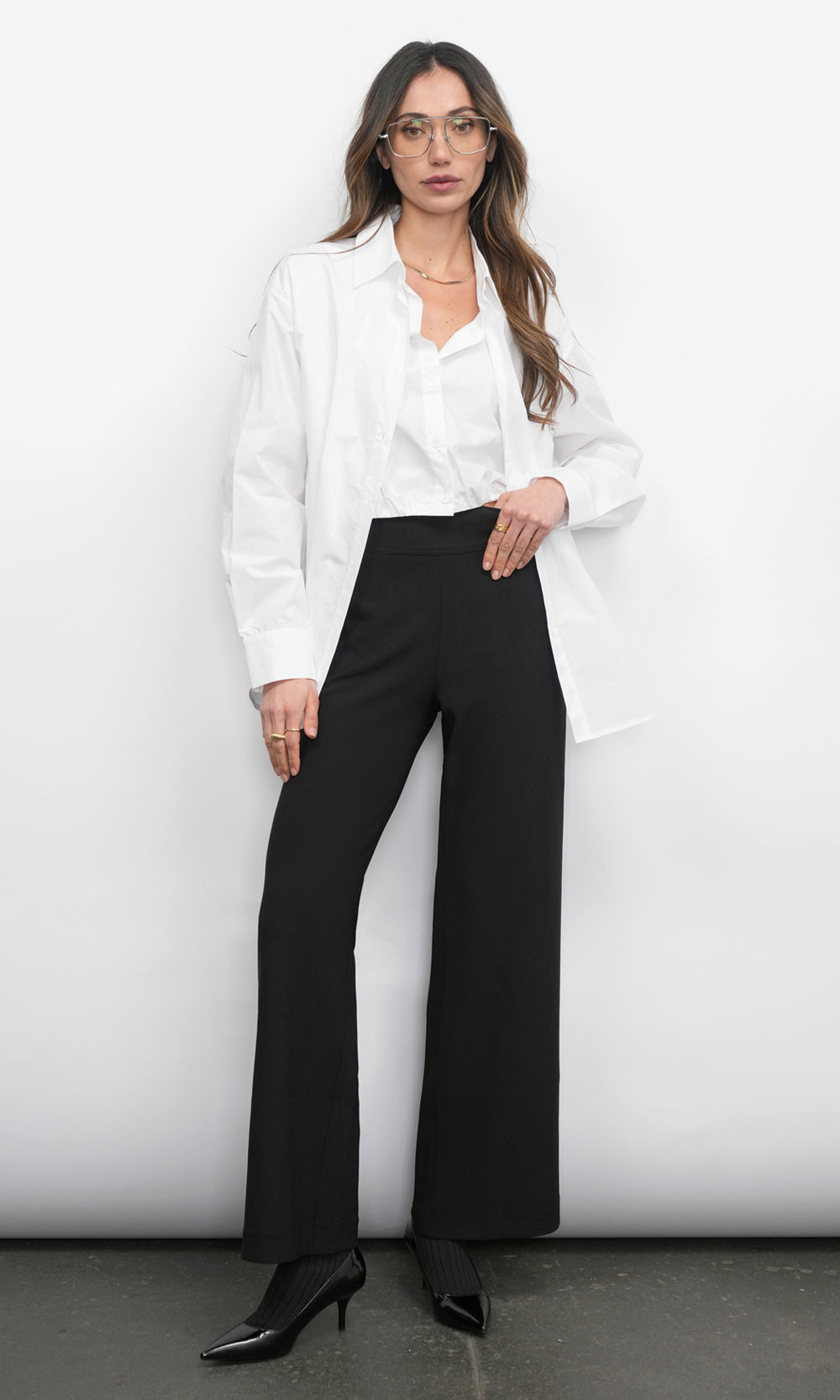 Eleanor Twofer Oversized Shirt