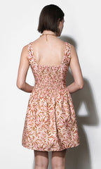 Sophia Square Tie Neck Mini Dress