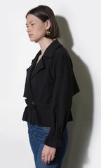 Jenas Tie Waist Short Trench