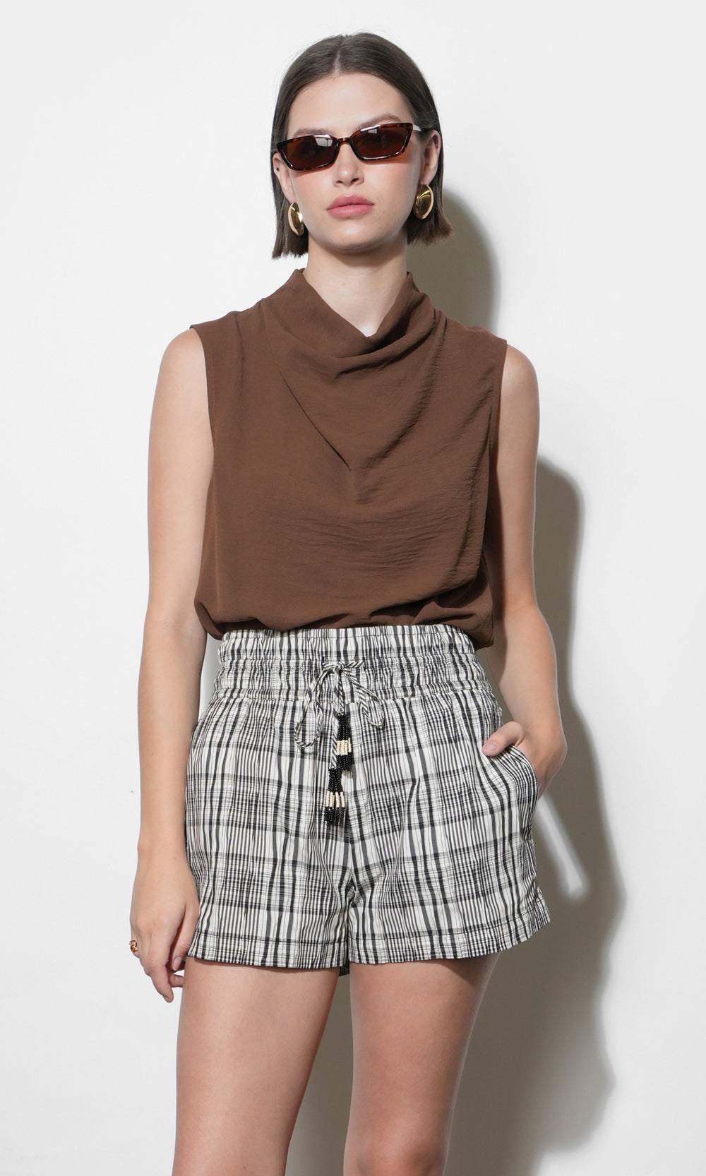 Quinn High Cowl Neck Top