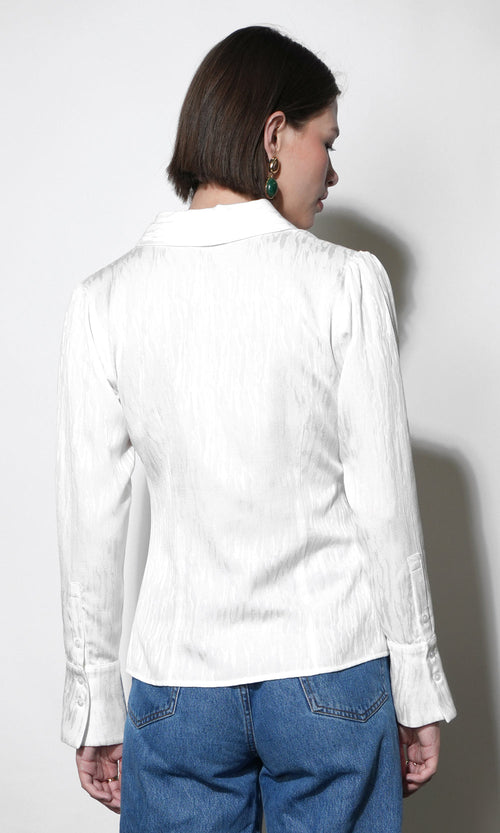 Ailani Textured Slim Blouse