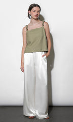 Lydia Embroidery Rope Strap Sleeveless Top
