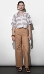 Ally Stripe Twist Front Shirt