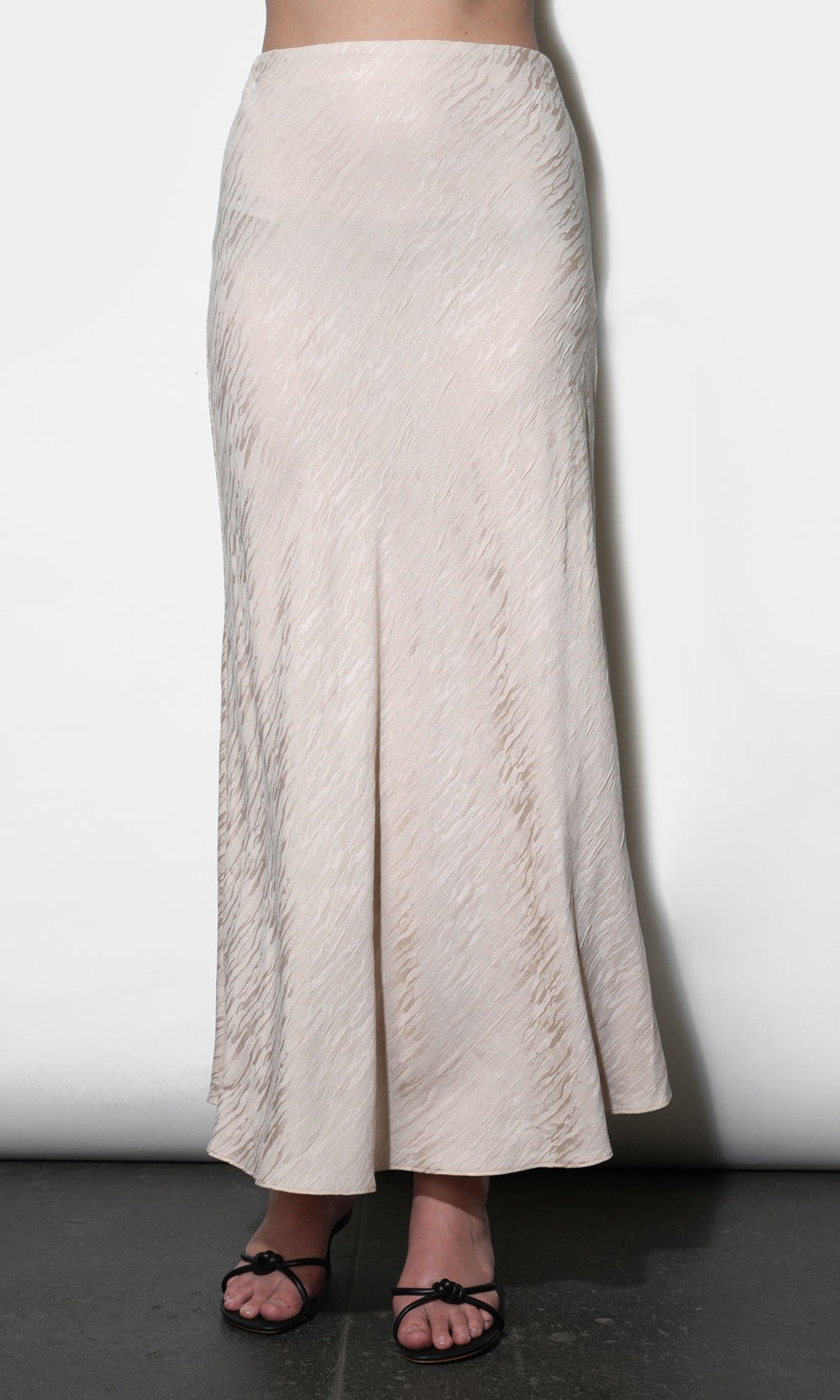 Josephine Textured Maxi Slip Skirt