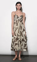Katherine Boned Bodice Midi Dress