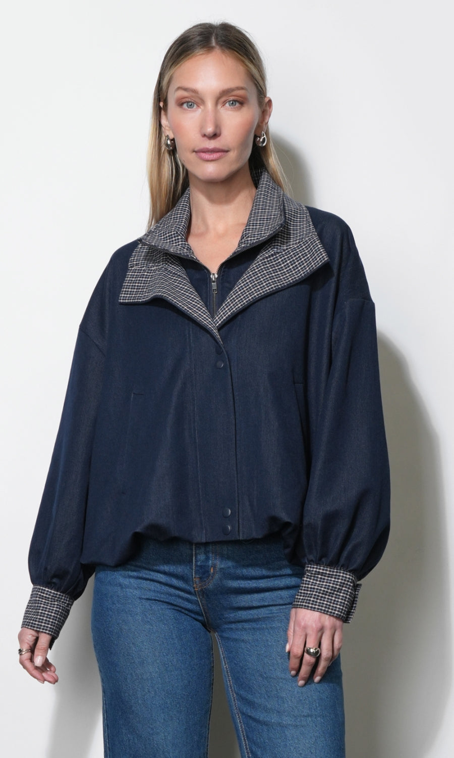 Livia Oversized Soft Denim Style Jacket