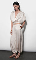 Ophelia Elastic Waist Balloon Pants