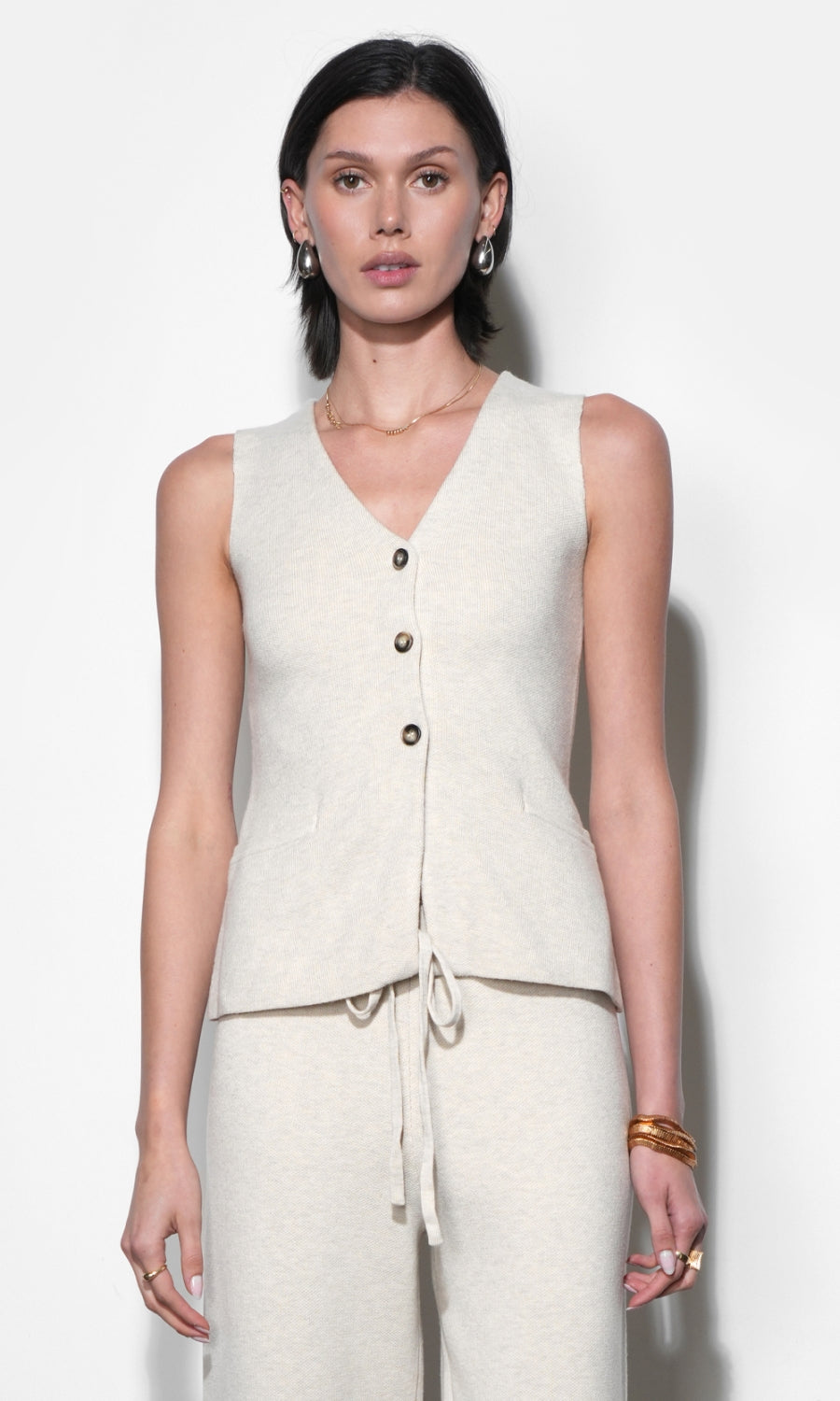 Raven Slim Fit Knit Vest
