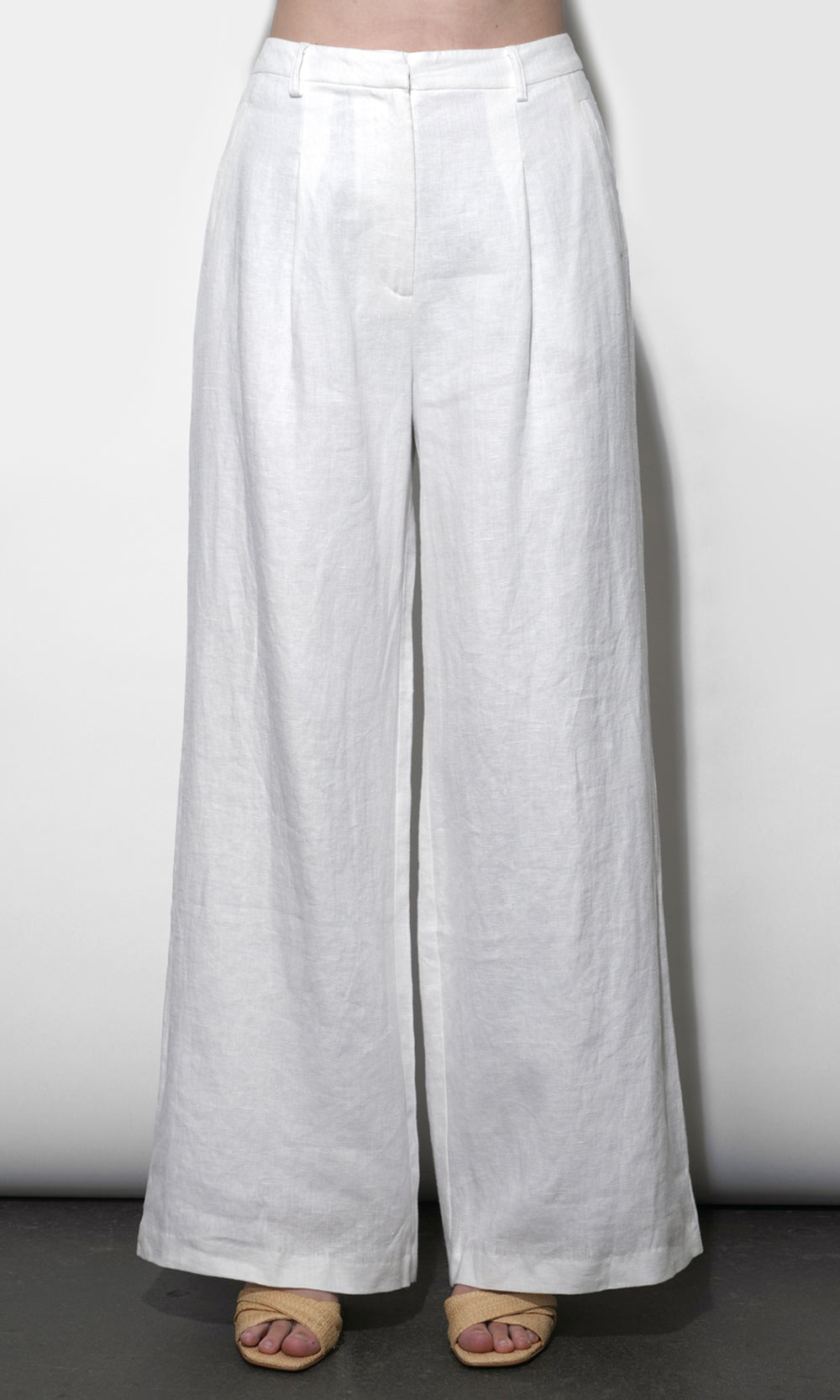 Savannah Wide Leg Linen Pants