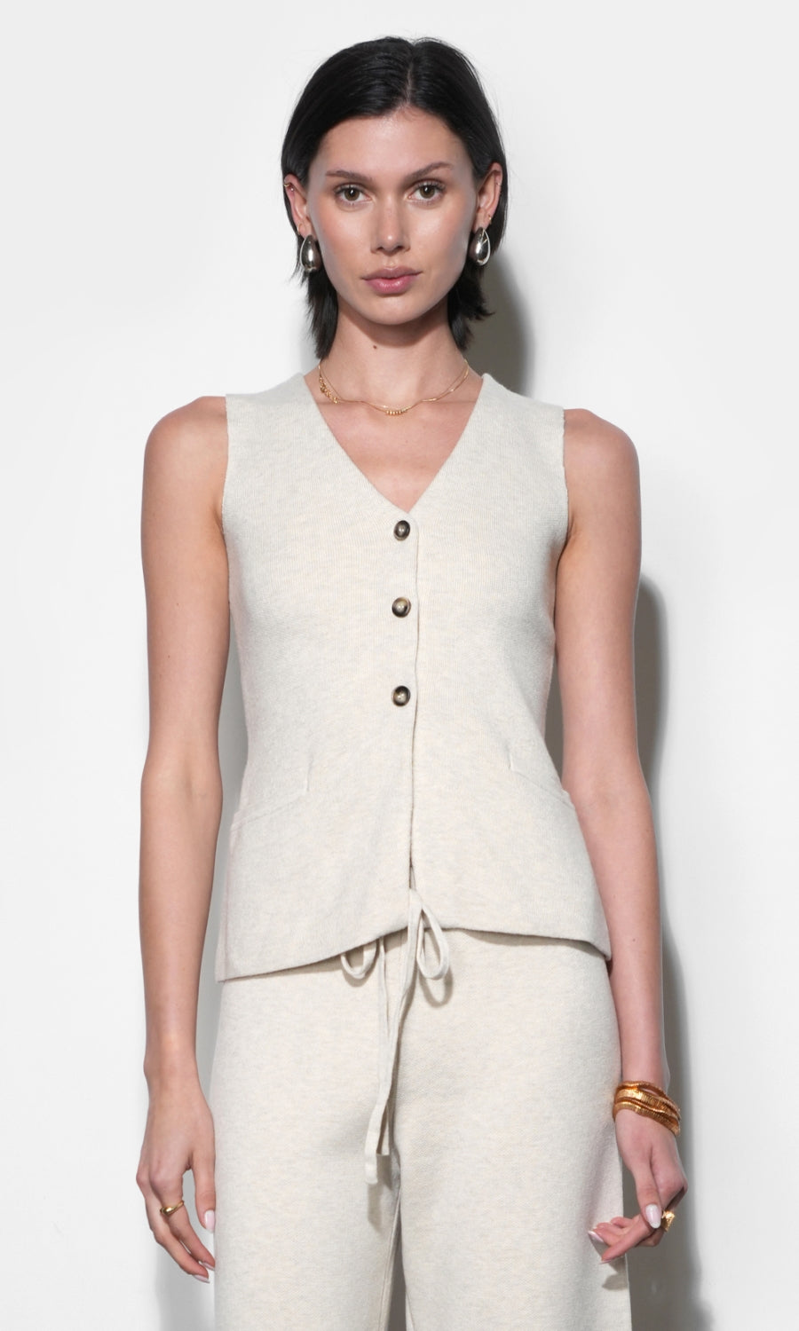 Raven Slim Fit Knit Vest