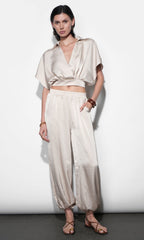 Ophelia Elastic Waist Balloon Pants