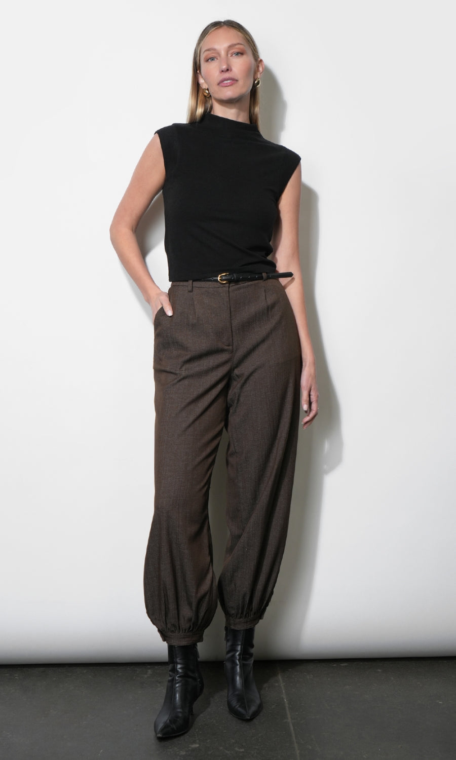 Paloma Funnel Neck Knit Top