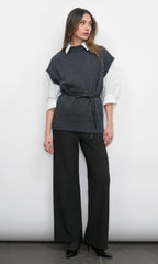 Jamie Oversized Open Back Vest