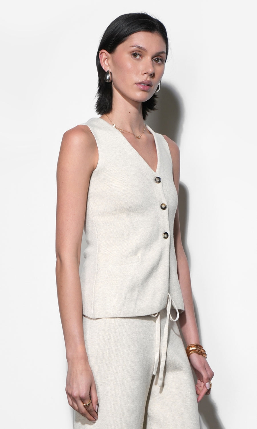 Raven Slim Fit Knit Vest