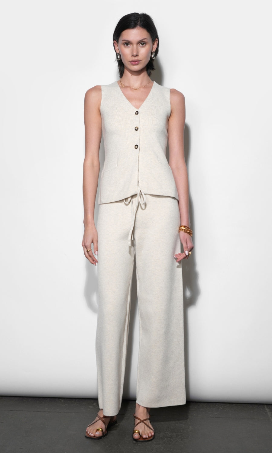 Raven Slim Fit Knit Vest