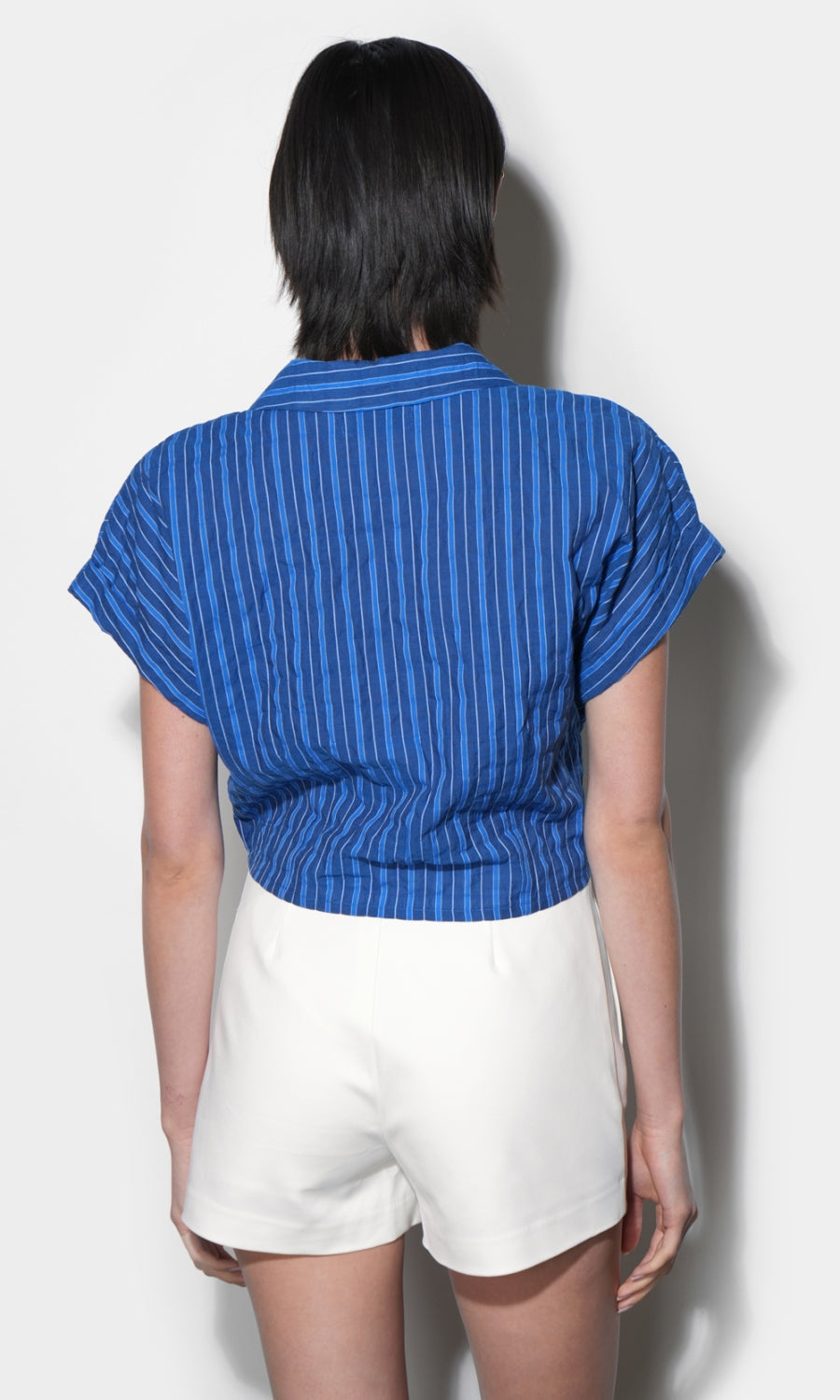 Farah Dolman Cuff Sleeve Tie Front Shirt