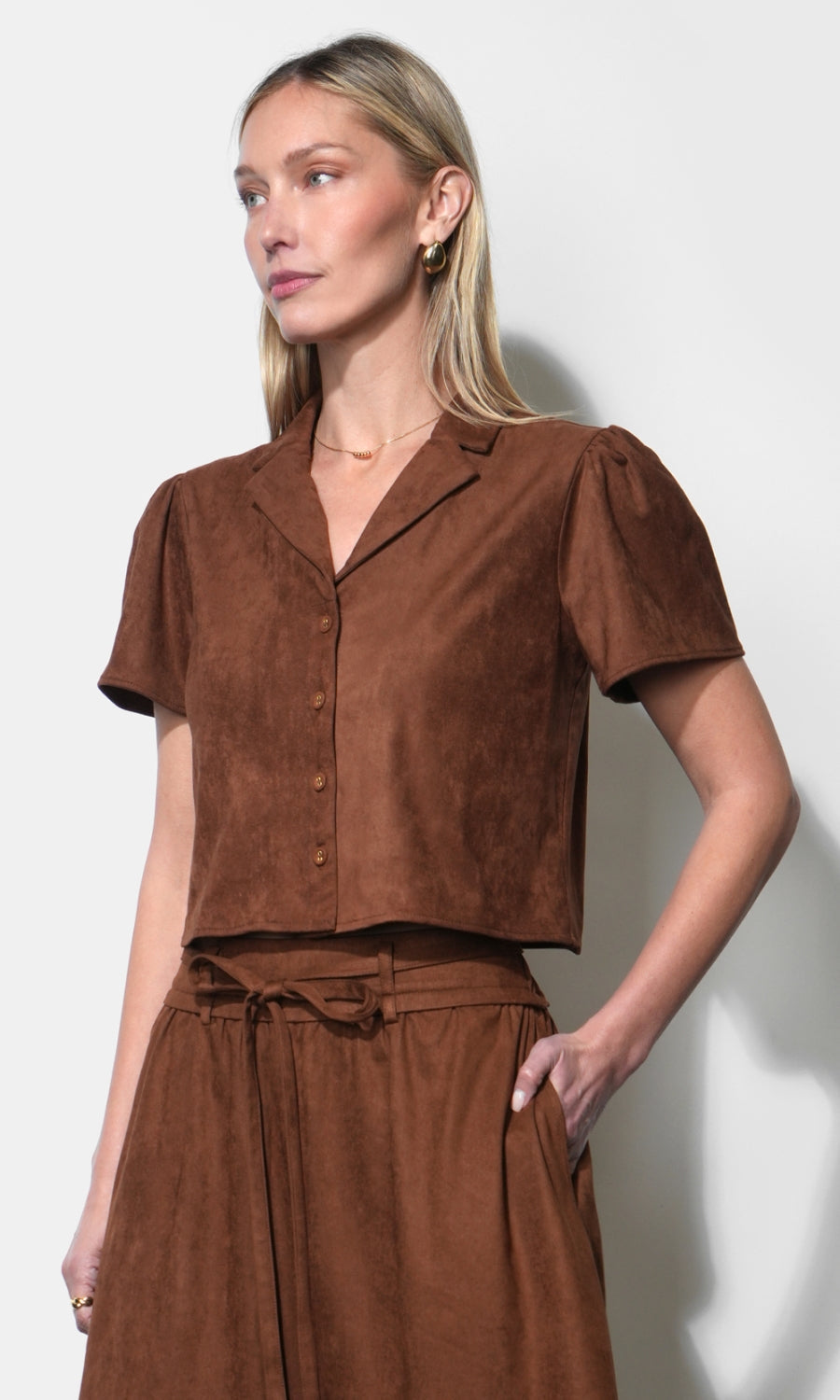 Biar Suede Top